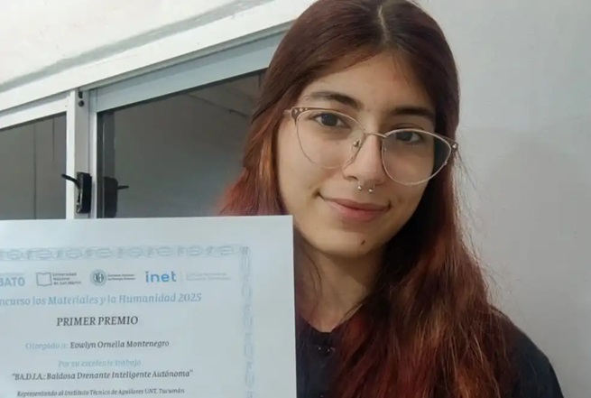 Tiene 18 años, es de Alberdi y será la única argentina en una misión espacial en India